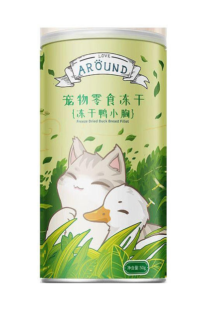 Love Around - Cat Freeze-Dried Snack Duck Breast Recipe - Petasty宠味